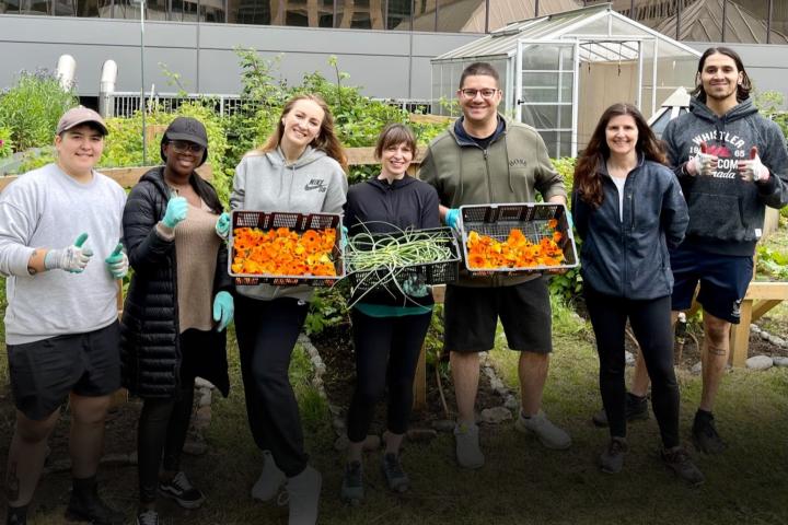 Group of volunteers at YWCA