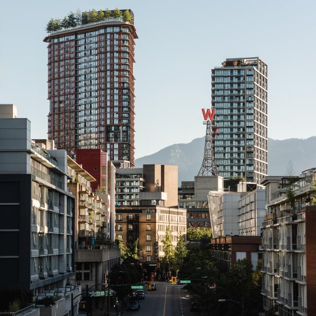 The Crosstown neighbourhood of Vancouver